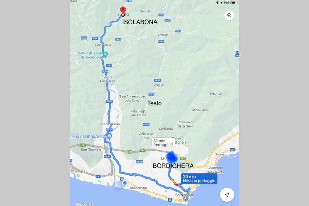 Alloggio Per Vacanze A Isolabona Eksteriør billede